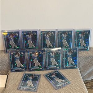 Eleven (11) Bowman Chrome Sapphire Brayden Taylor, #BCP – 99 Tampa Bay
